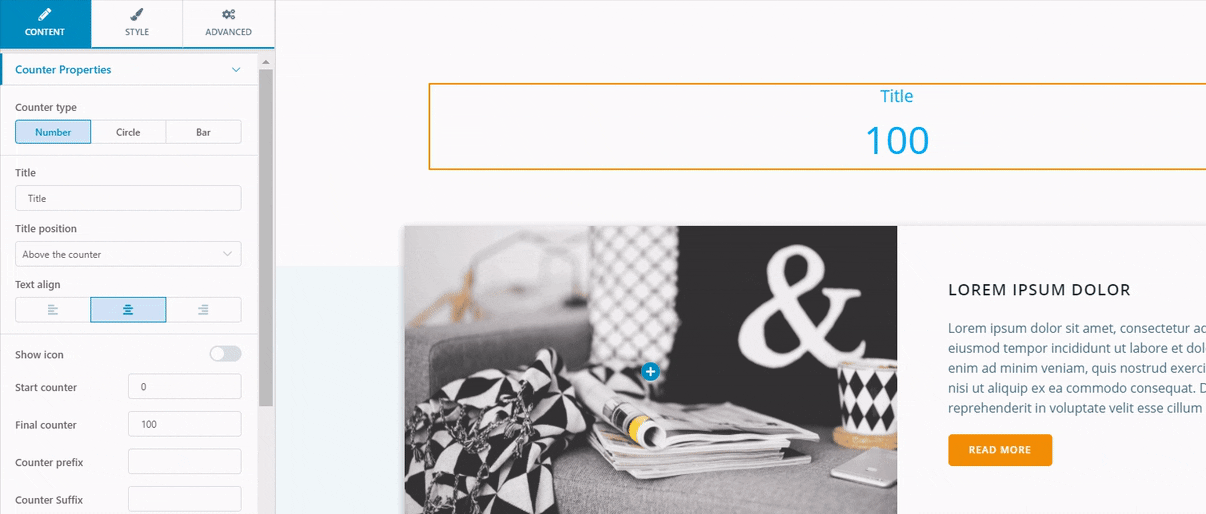 WordPress counter adjustments