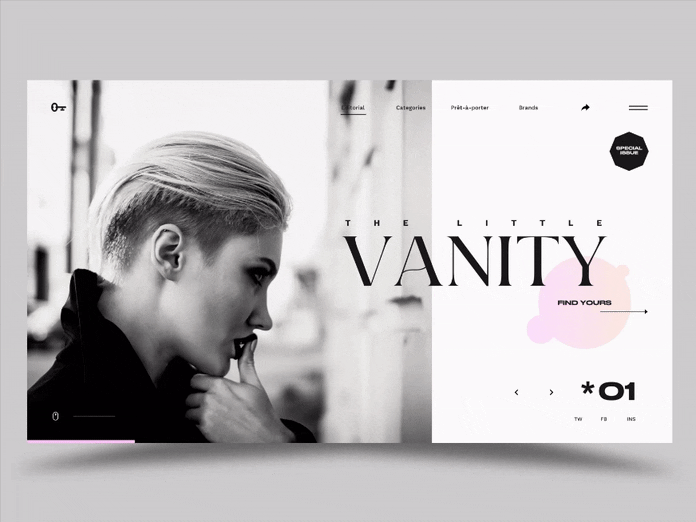 Horizontal scrolling