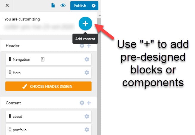 Add WordPress components