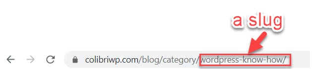 Category slug