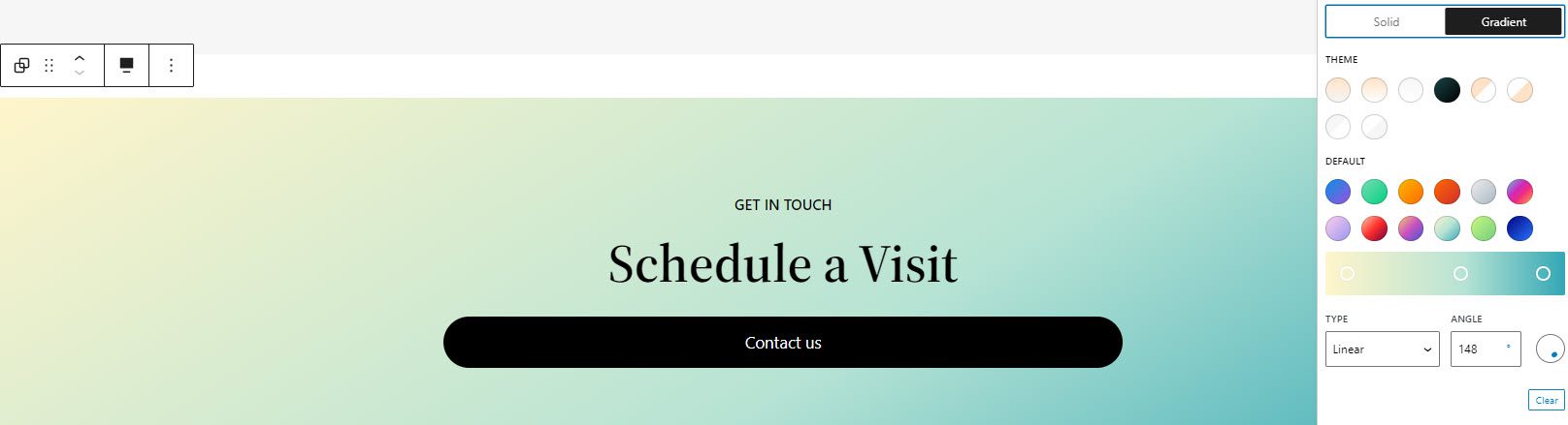 pattern with a gradient background