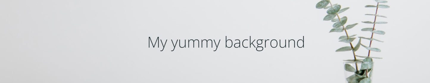 Section with Background image