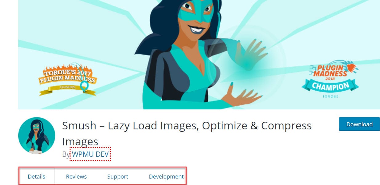 WordPress tabs on wordpress.org