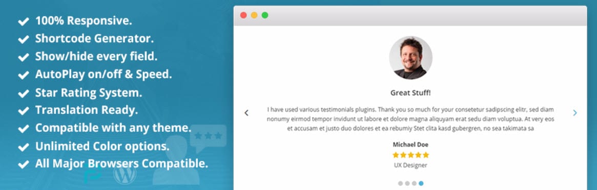 testimonial - wordpress plugin