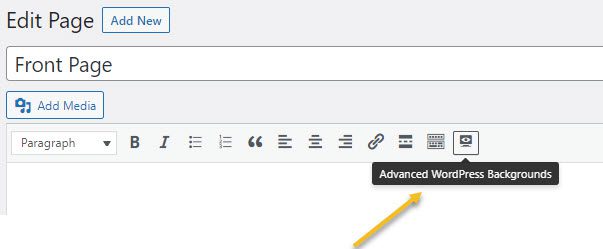 Use the Advanced WordPress background plugin in the Classic Editor
