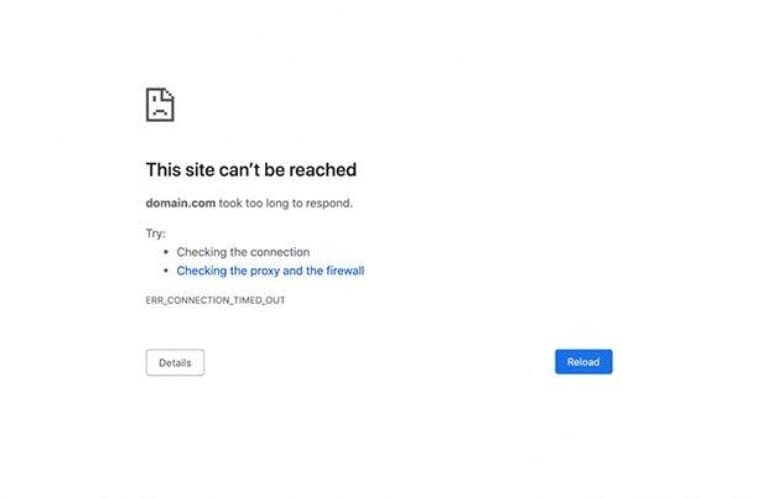 WordPress Connection Timed Out