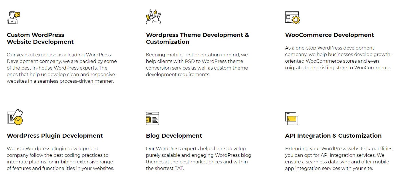 WordPress development services
