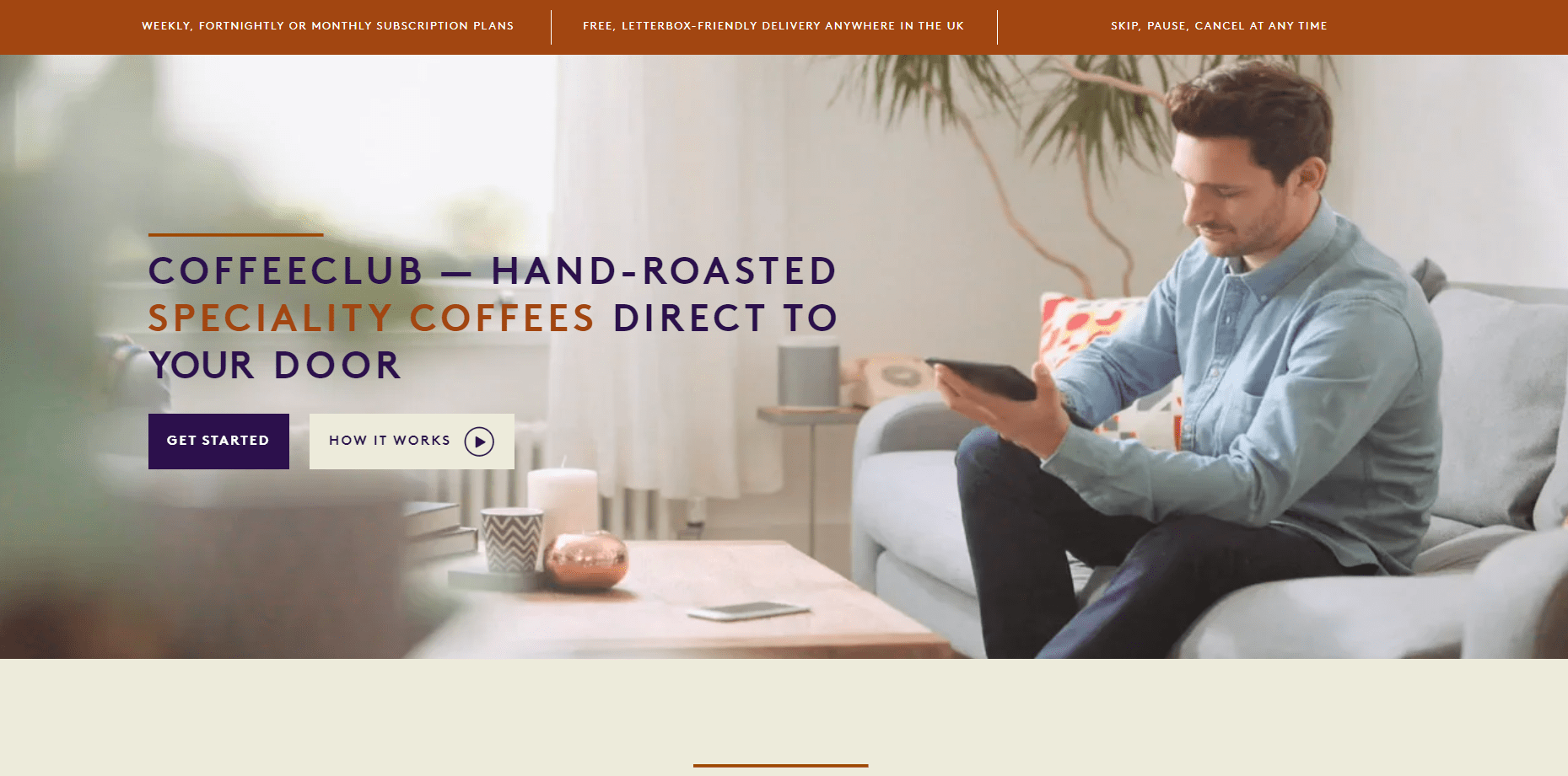 A more pronounced beige color palette