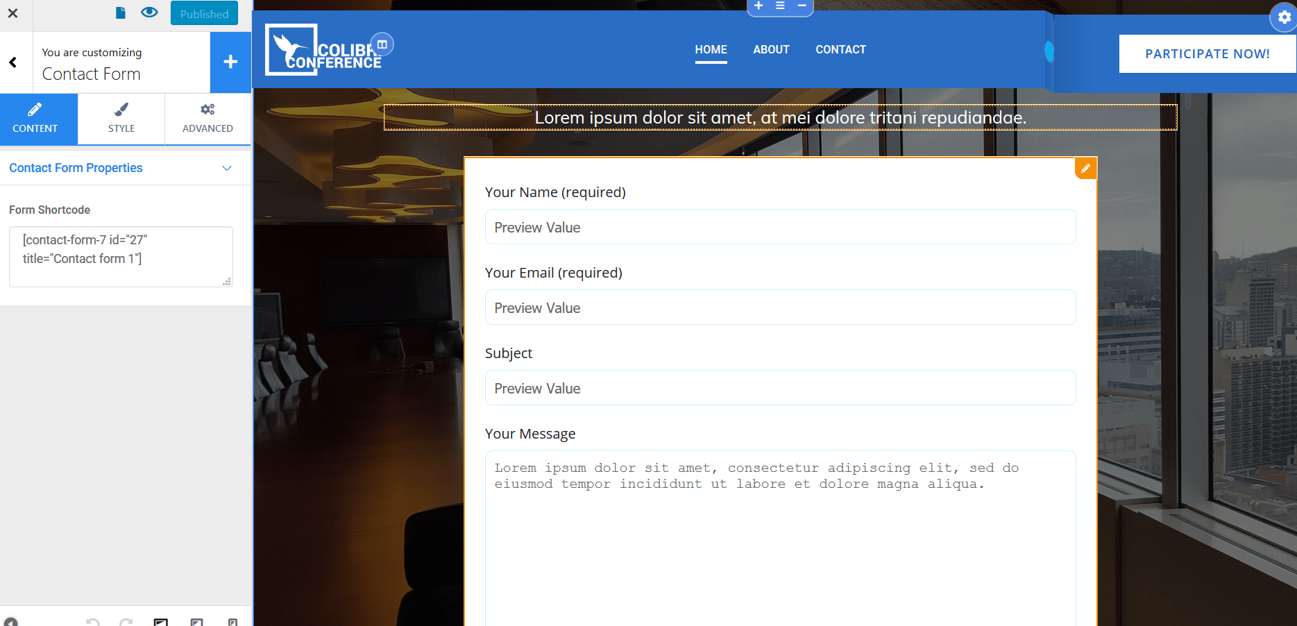 How to create a conference website 2