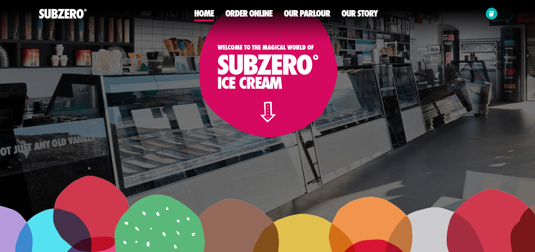 Example 2: one-page website