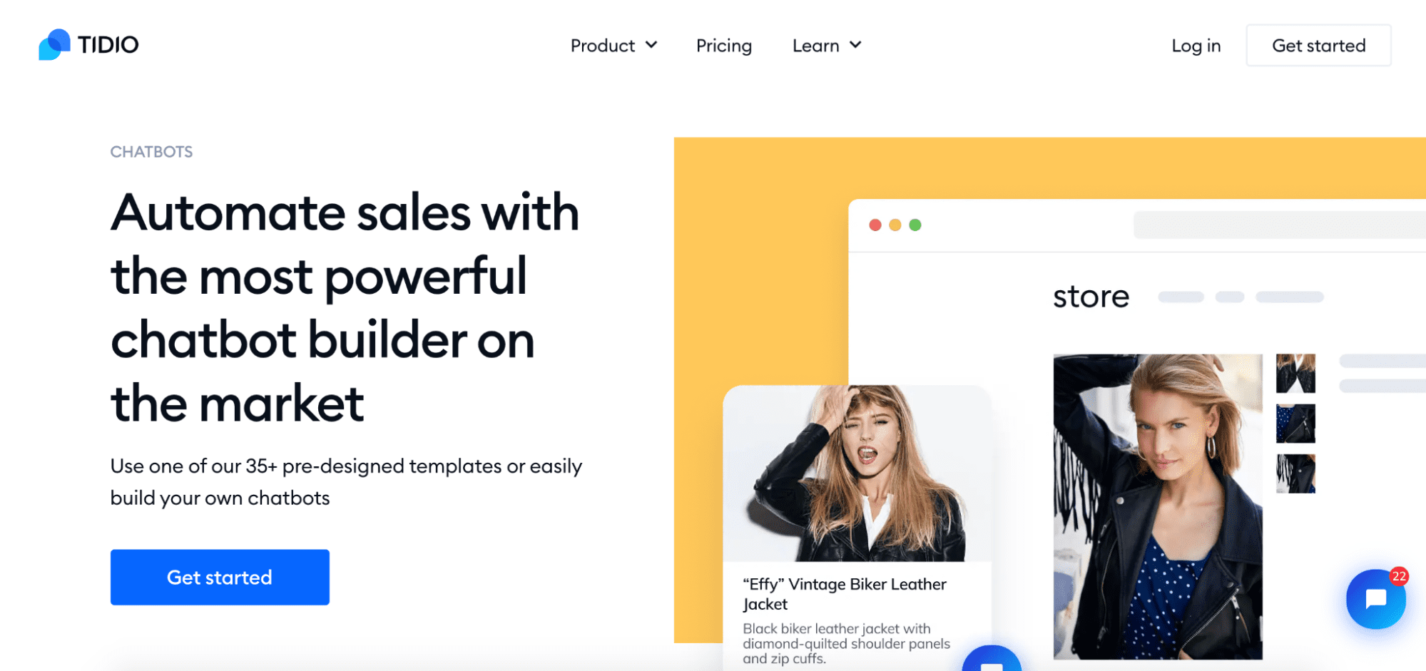 Tidio chatbot for WordPress
