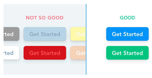 Call to action buttons