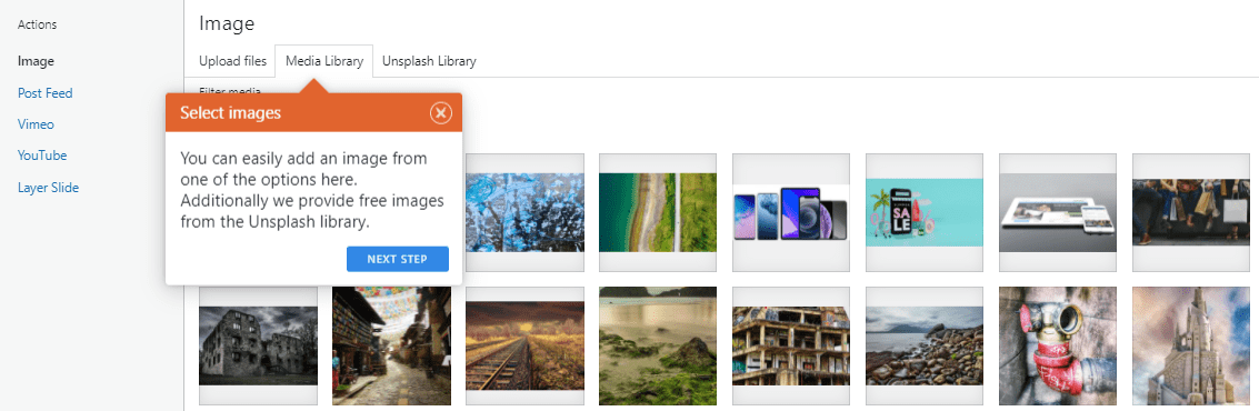 Adding image to the carousel