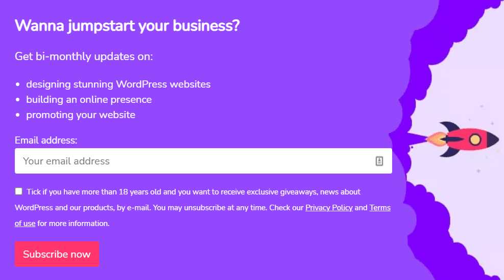 Newssletter subscribers email list
