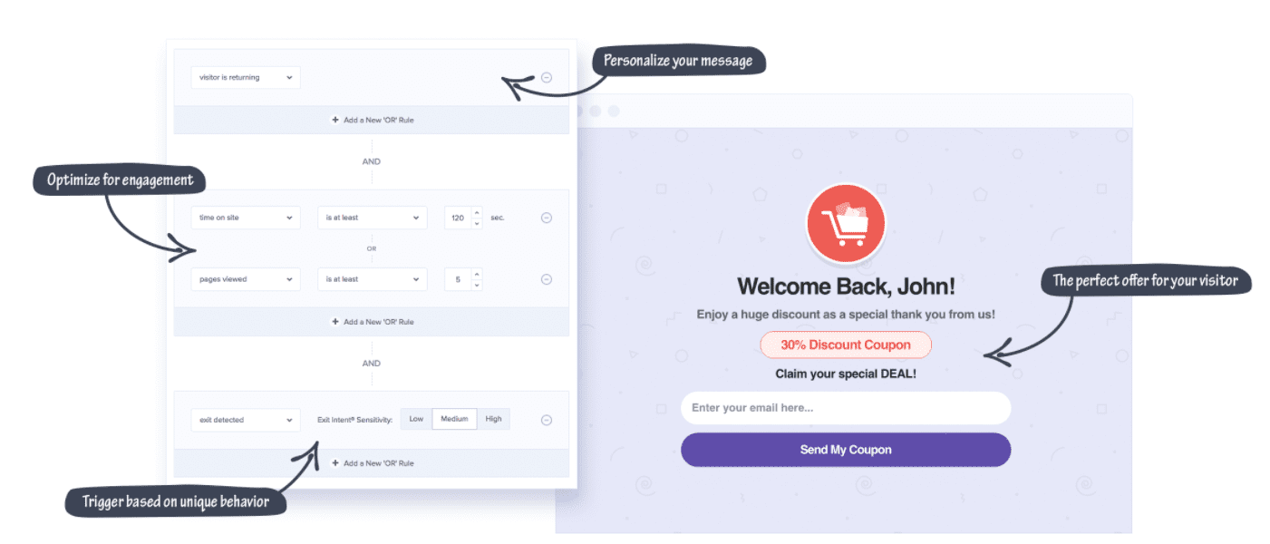 Optin Monster WordPress pop-up plugin