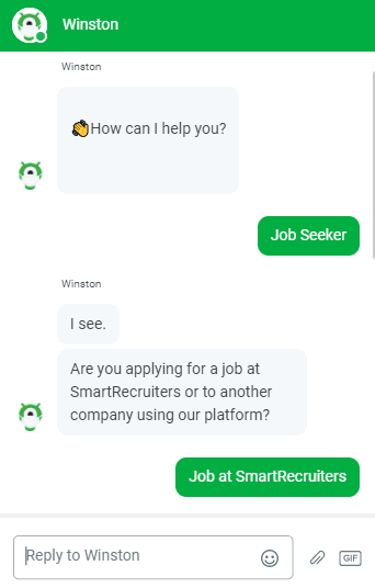 Smartrecruiters chatbot for recruitment
