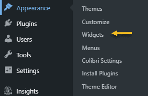 WordPress widgets