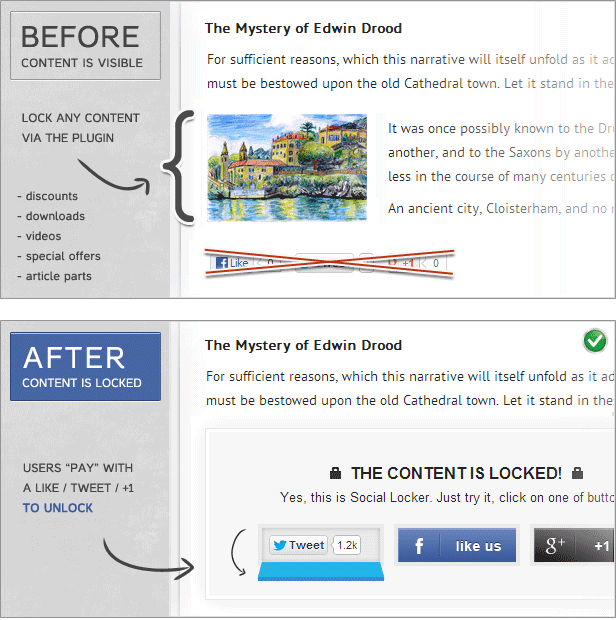 Unlock WordPress content using LinkedIn login
