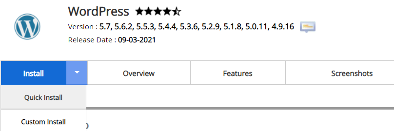 Installing WordPress