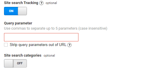 Set up Site Search Analytics