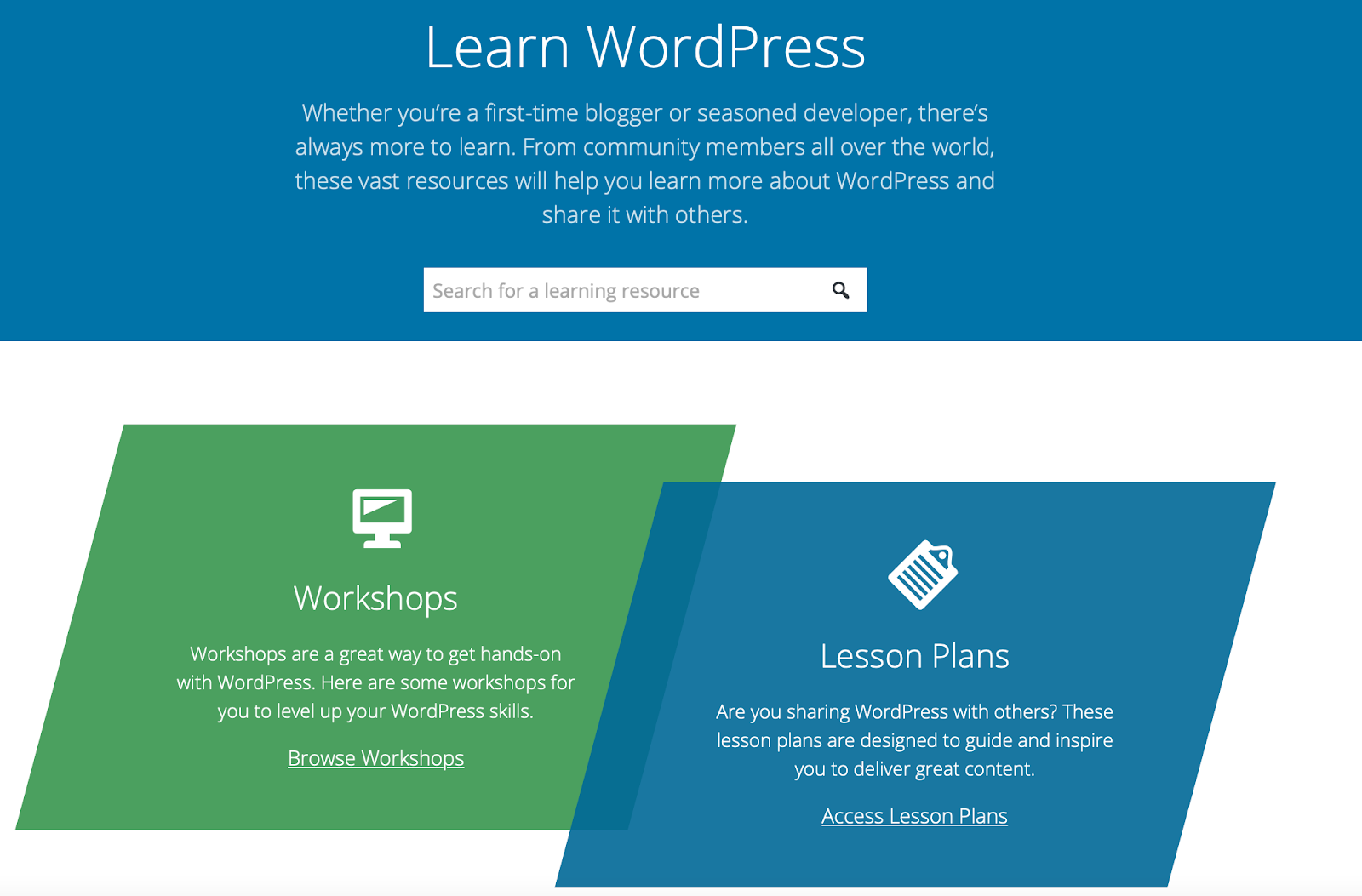 Learn with WordPress