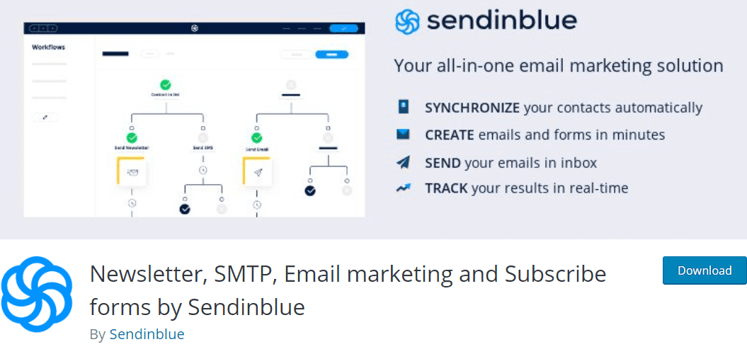 Sendinblue WordPress plugin for email marketing