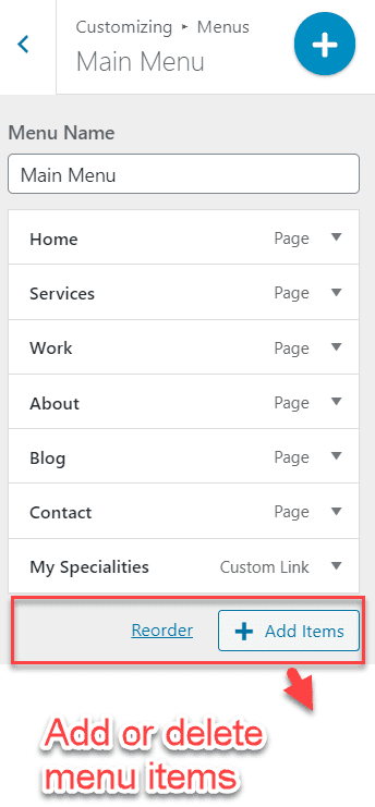 working with wordpress menus